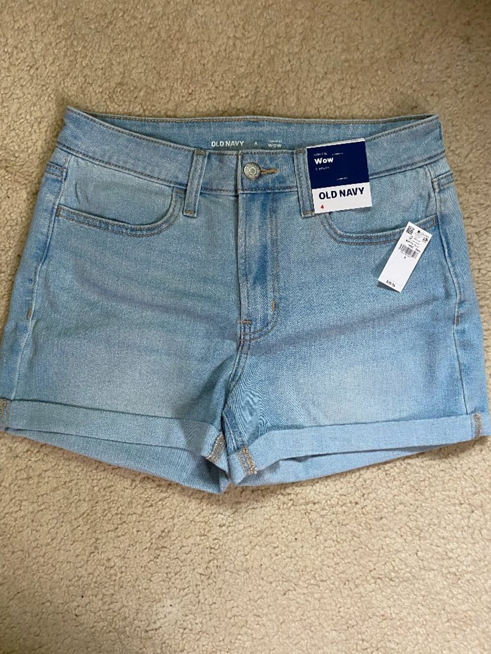 Old Navy High Rise Shorts, Nova, Sz 4